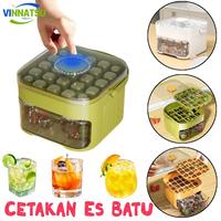 Gambar Vinnatsu Ice Cube Grid Cetakan Es Batu Bilayer Cetakan Es Batu Kotak Ice 50 Grid /Ice Cube Container Termasuk Sekop Gratis - Putih dari Vinnatsu Kab. Tangerang 1 Tokopedia