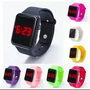 Jam Tangan Kotak LED / Jam Sport LED Olah Raga Watches