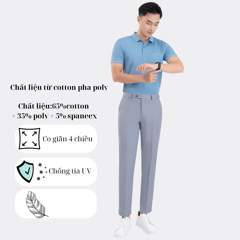 Áo polo Nam Cotton Trơn màu Đen Chất Cotton, Thấm Hút mồ hôi,thoáng mát - Thương Hiệu Phananh.4man's Menswear Shirt Ngắn Tay 3
