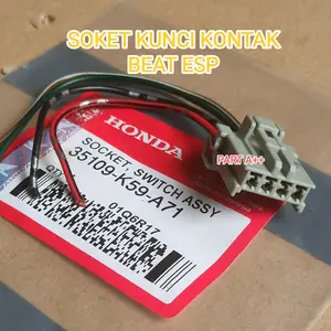 SOKET KABEL KUNCI KONTAK HONDA BEAT ESP SCOOPY ESP VARIO 110 LED VARIO 125 ESP