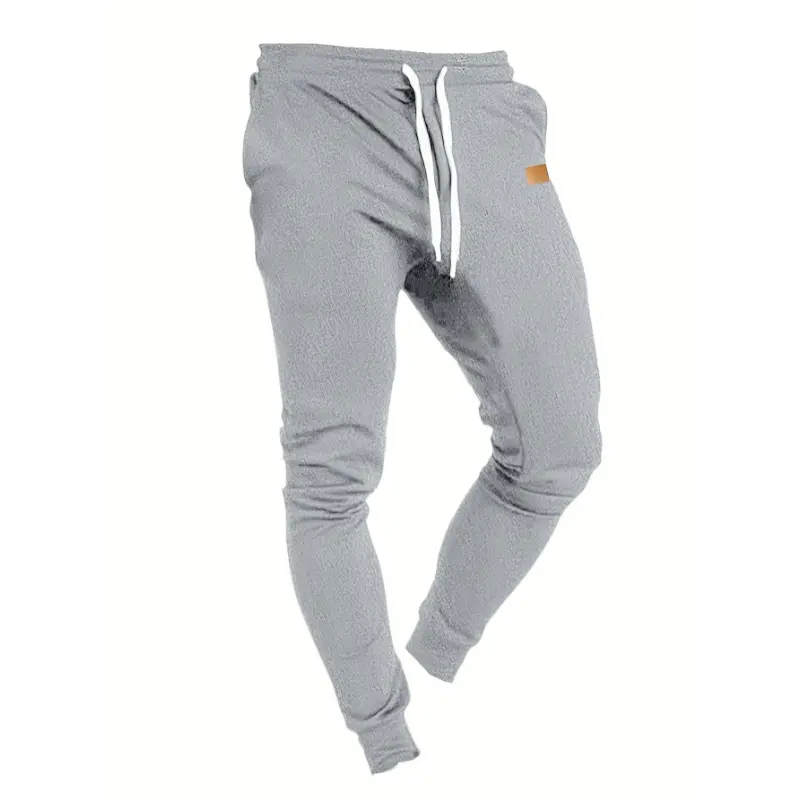 [All-Season Breathable Joggers] Men's Casual Joggers - Breathable Polyester, Solid Color with Pockets, Perfect for All Seasons 8