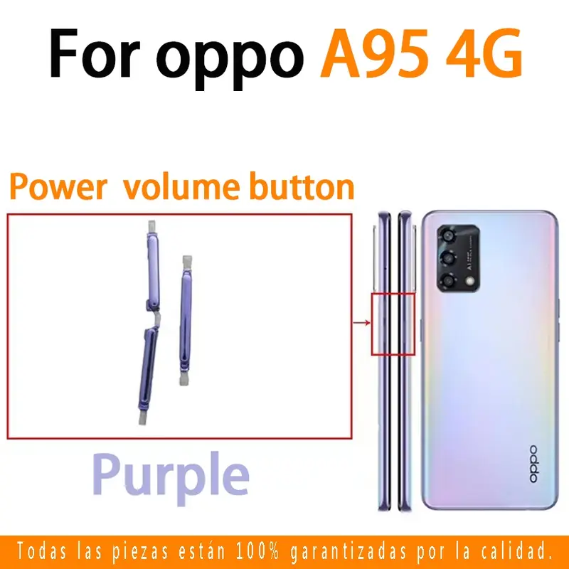 Nút Nguồn, Mới, Cho Oppo A74 4G / A95 4G CHP2365 CPH2365, Nút Công Tắc Bật / Tắt Linh Hoạt, Phím Bên, Âm Lượng Lên Xuống Cáp Linh Hoạt 2