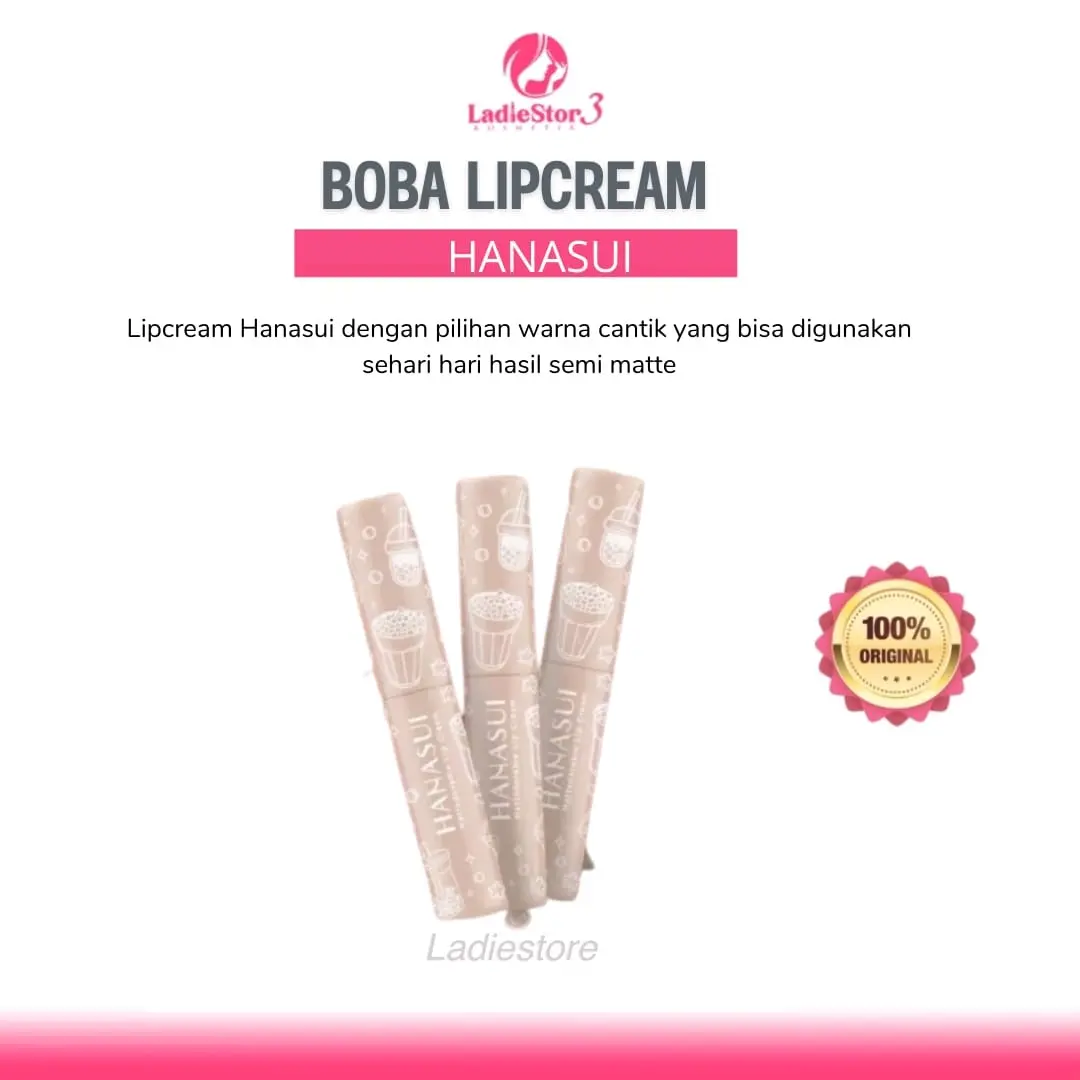 Hanasui Boba Lipcream Matte