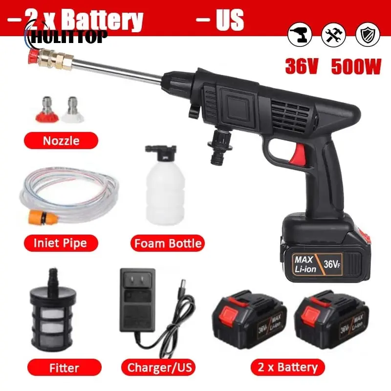 spray jet watter cleaner high pressure 48v alat cuci motor mobil serbaguna