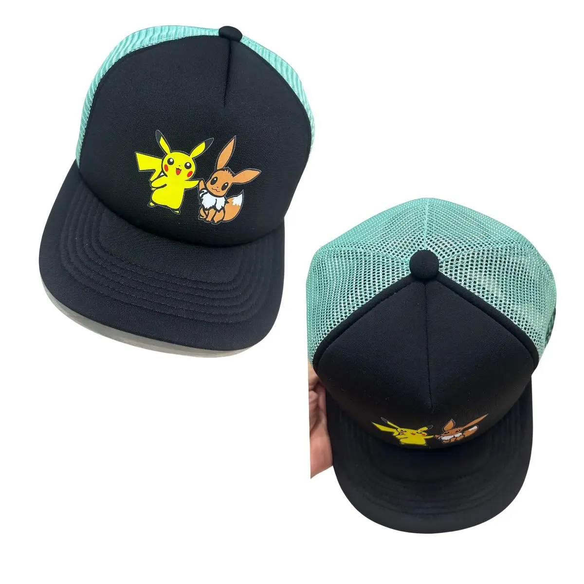 Mũ Lưới phối lưới nhiều màu , in hình pikachu hoạ tiết phong cách hiện đại, thoáng khí, phong cách hàng ngày, unisex nam nữ , thể thao, lưng lưới có thể điều chỉnh Cap Hat Tai Bèo Hoa