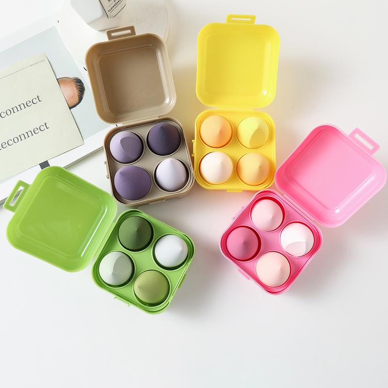 14PCs velvet powder puff & makeup sponge set-skin-friendly, dual-use wet/dry blenders for flawless foundation application 0