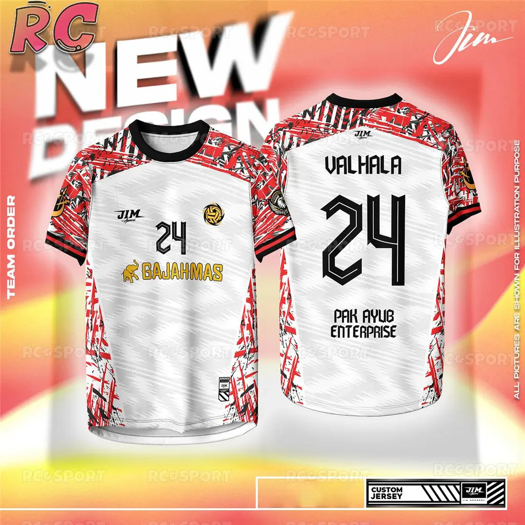 RC Sepak takraw jersey custom name RC 2025 Vintage takrawJersey STL Shirt T-shirt Men Oversize ball jersey couple outfit