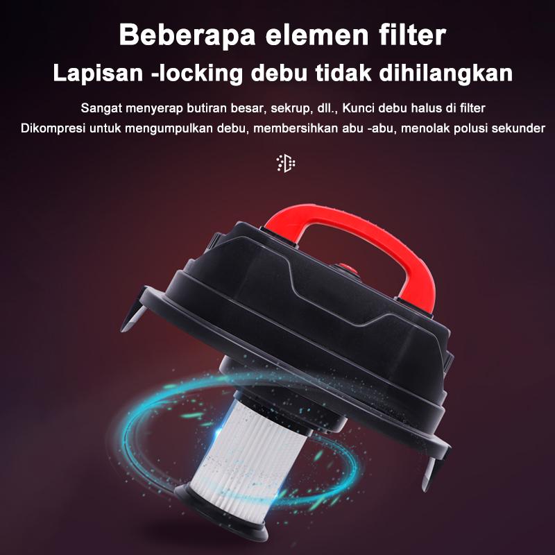 Product Introduction of Promo Guncang Tixx Vacuum Cleaner 35L  3in1 Vakum/Air Hisap/Blower Sedot Debu Basah Kering Vacum Blower Wet Dry Penyedot Debu Merah Stainless vacum  cleaner deerma  vacuum vacum 67