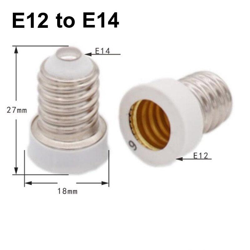 Product Introduction of 2pcs E27 E14 e17 to e40 e27 G24 GU10 E12 B22 MR16 LED lamp base light Adapter Bulb Holder Converter AC power Socket For Corn lamp FEH1SG 49