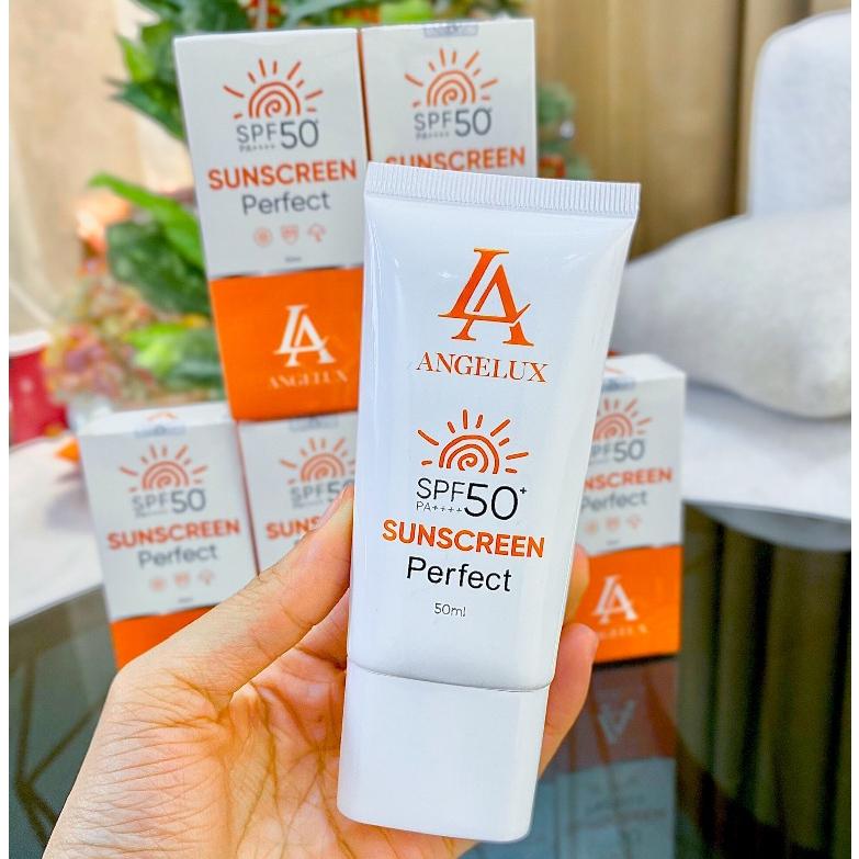 Kem Chống Nắng ANGELUX SUNSCREEN PERFECT  Nâng Tone, Kiềm Dầu, Căng Bóng, SPF 50+ Mua 1 tặng 1 ủ môi 6