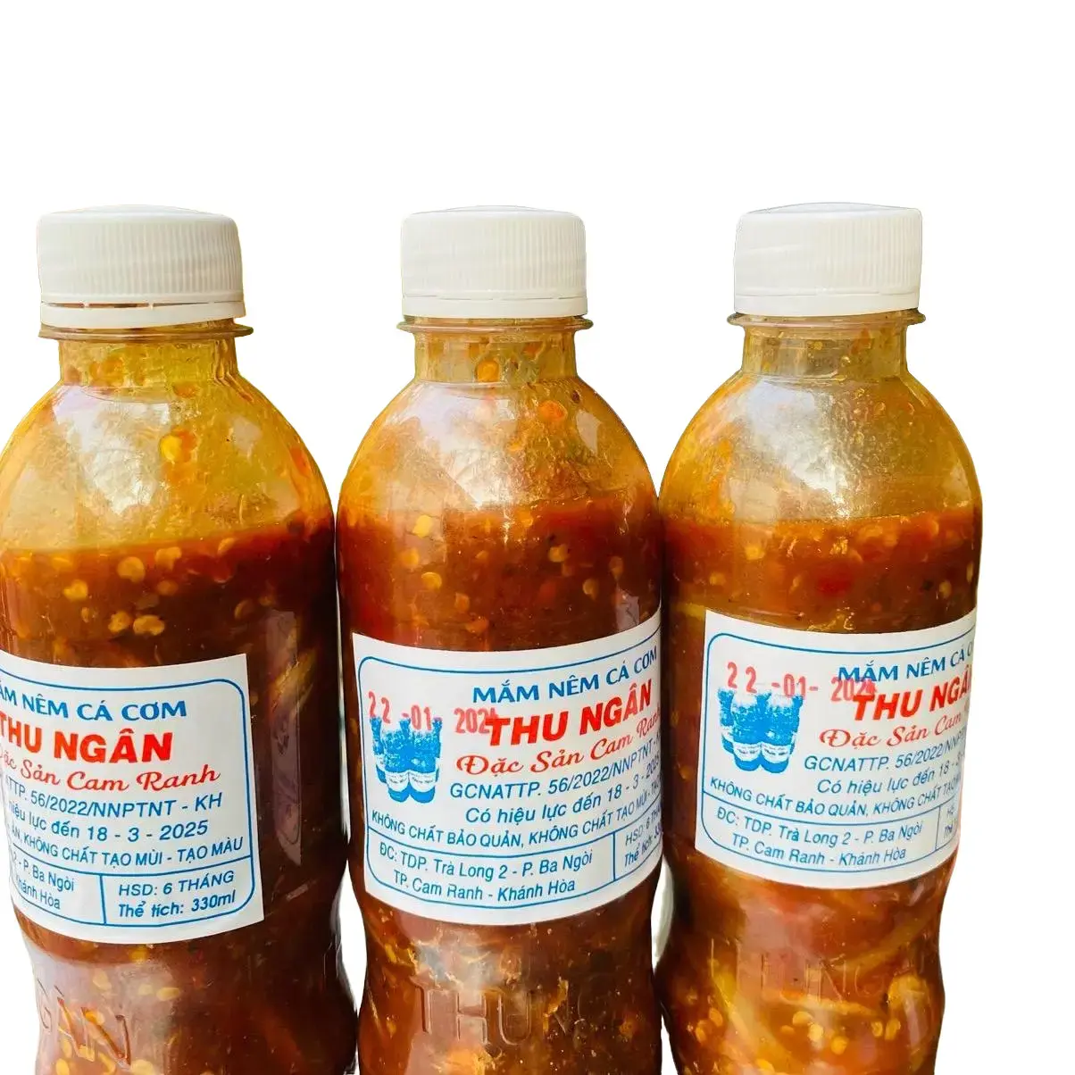 COMBO 3 CHAI MẮM CÁ CƠM ( đặc sản cam ranh-Khánh Hoà) Tổng trọng lượng 1kg1