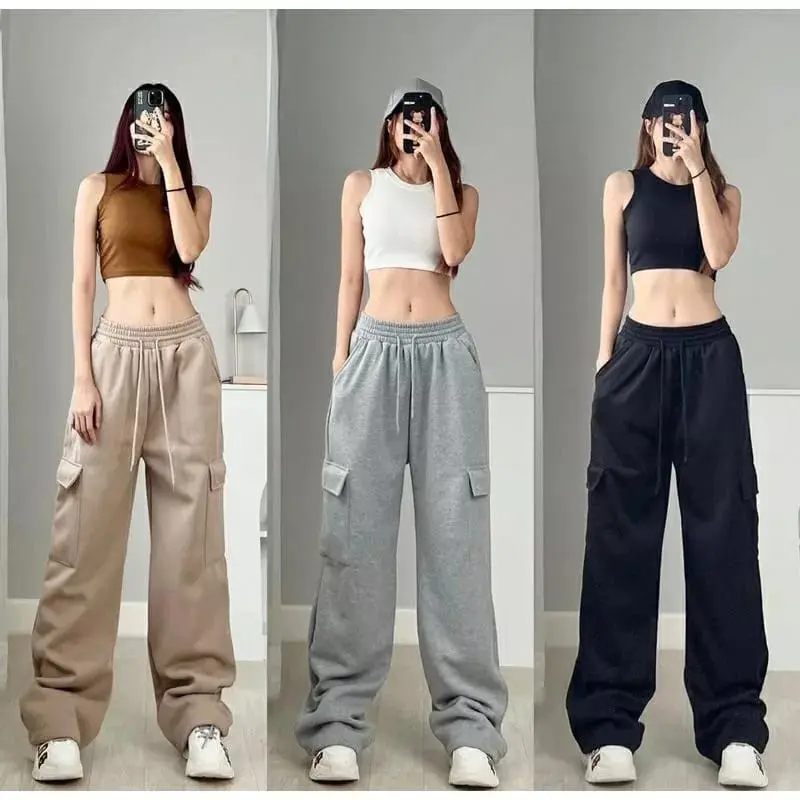 JOOY SWEET PANTS JOGGER CELANA PANJANG WANITA CARGO - celana panjang wanita Fit Nyaman