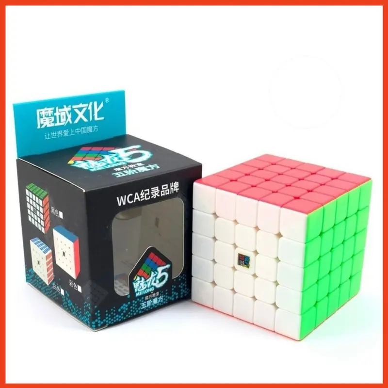 Rubik 5x5 Stickerless Xoay Trơn Siêu Mượt - Rubic 5 Tầng Toy magic  cube 0
