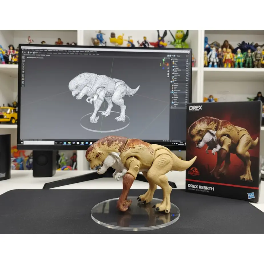 Flexi Articulation Drex Jurassic World Rebirth Distortion Rex Toy ...