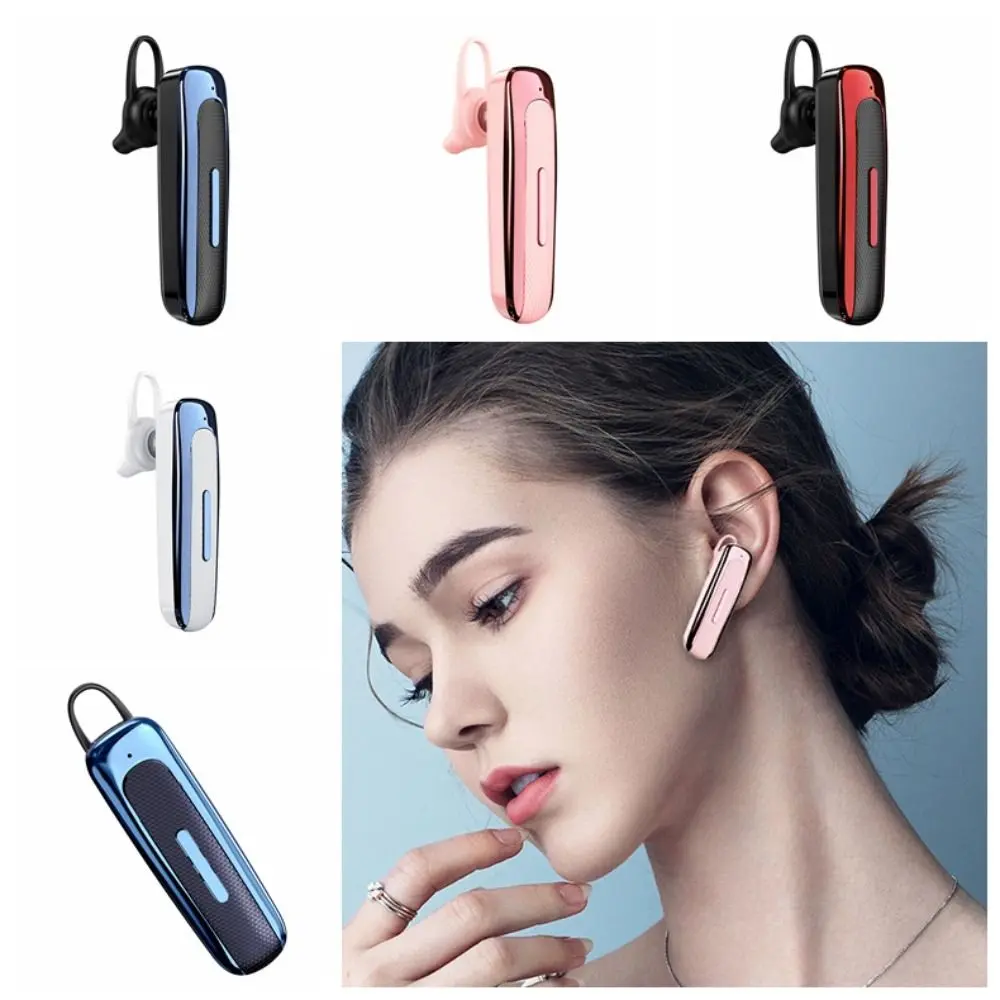 Earbuds E1 Wireless Bluetooth Earphone Simple Mic in-ear Business Headphones Ear Hook Long Standby E1 Bluetooth Headset for Mobile Phone Universal