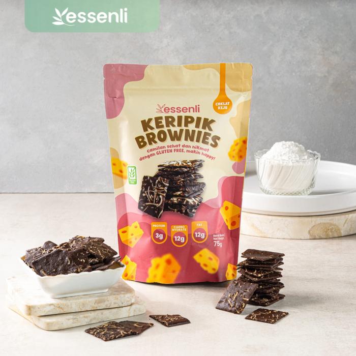 Gambar ESSENLI Keripik Brownies Crispy Gluten Free - Martabak Manis dari essenli Kota Semarang 5 Tokopedia