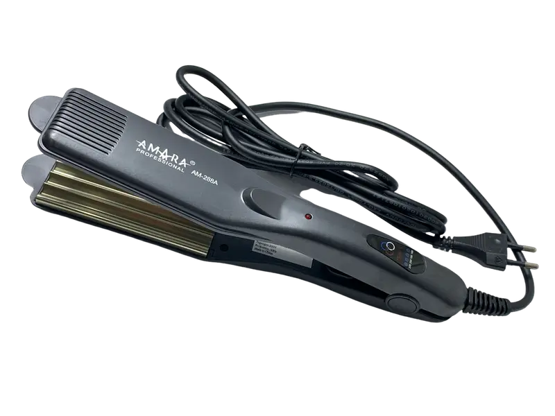 Catok Amara Plat Genteng Lebar Tipe AM 288A Hair Styling Pengembang Rambut Zig Zag atau Baba Curly Wave Wavy Catokan Rambut Professional AM-288A Plat Keramik Alat Kecantikan Tools Hair Styling Original Garansi 6 Bulan Kering 7