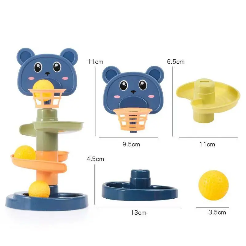 Đồ Chơi Bóng Trượt Tháp Bóng  Thiết Kế Đường Ray Vui Nhộn Cho Trẻ Em Phát Sáng  Gấp Gọn  Bộ Ghép Hình Vui Nhộn Cho Bé Giáo Dục Sớm  Đồ Chơi Bóng Lăn  Thích Hợp Cho Mẫu Giáo 4