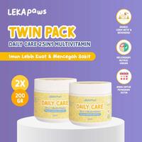 Gambar [TWIN PACK 2Pcs] LEKA Paws Daily Care 25 in 1 Multivitamin Kucing Anjing 200g - 2x Daily Care 200g dari LEKAPaws Kota Administrasi Jakarta Barat 1 Tokopedia