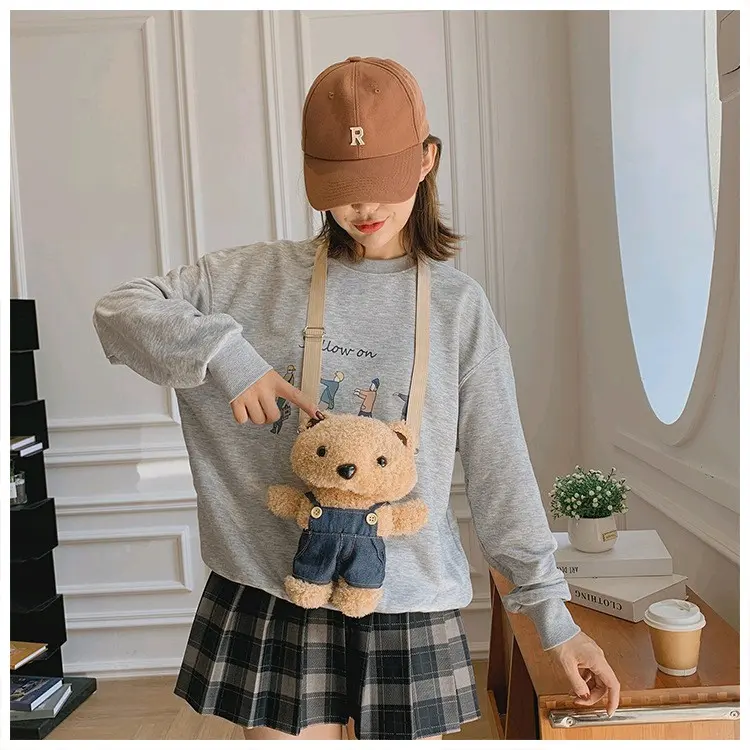 (free gift) TAS SELEMPANG BERUANG BAJU || SLING BAG BEAR