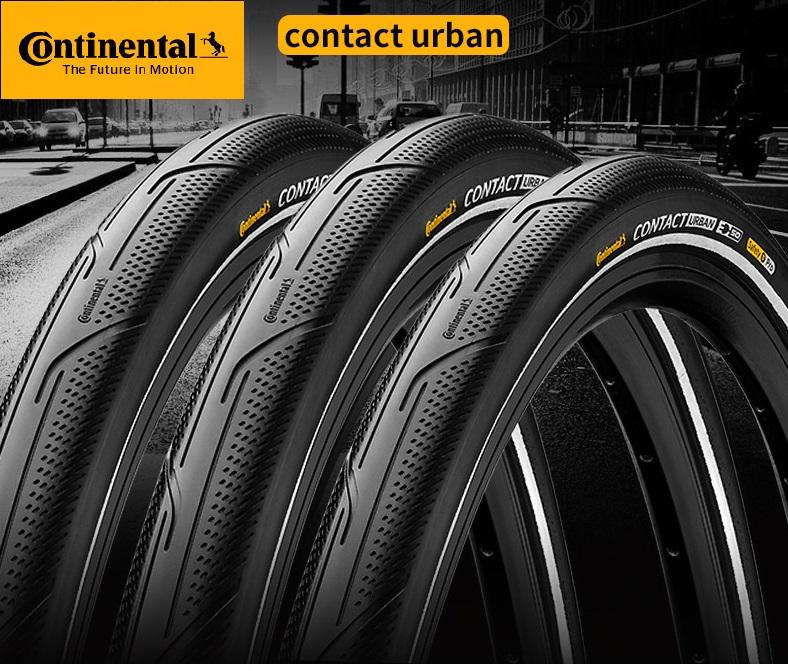 Lốp xe đạp MTB Continental Contact Urban size 26 27.5 29 inch Vỏ xe đạp trơn có viền phản quang
