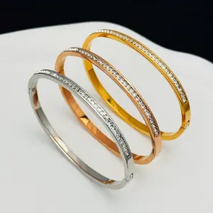 gelang bangle wanita 1 baris diamond 202