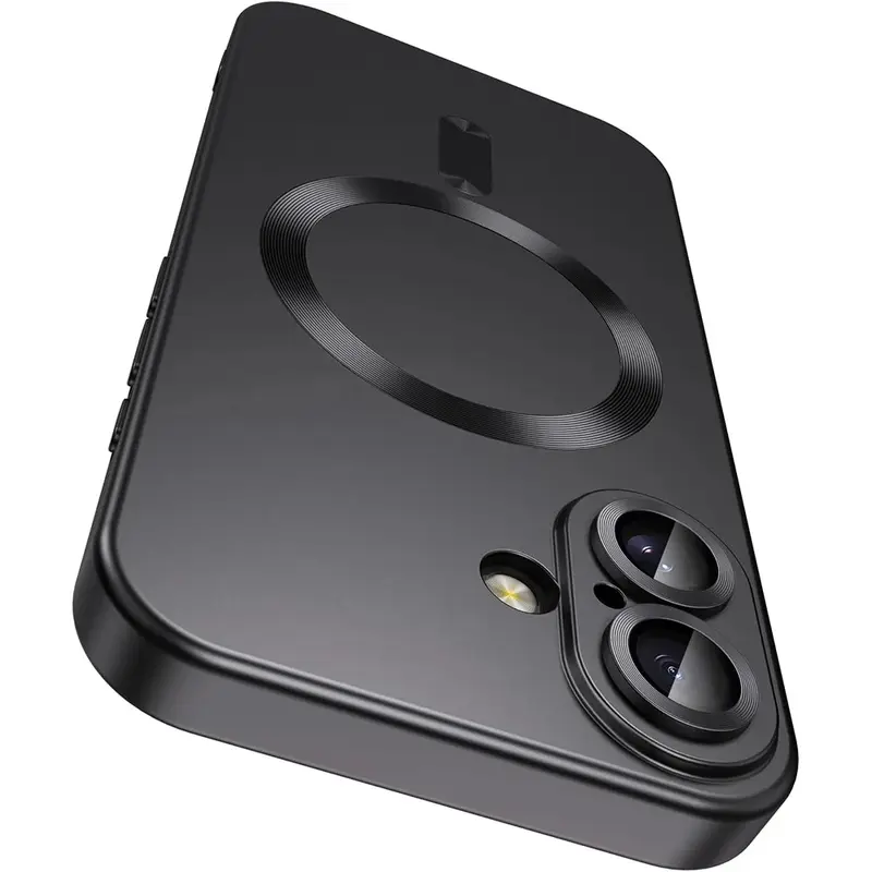 For Magsafe Magnetic Wireless Charge Phone Cases For iPhone 16 15 14 13 12 11 Pro Max Plus Case Camera Back Cover Accessories 6