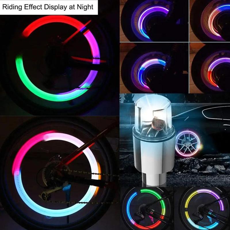 Product Introduction of Mũ Van Lốp Xe Ô Tô, Đèn LED Nhiều Màu Sắc, Bộ 2 Chiếc, Thích Hợp Cho Ô Tô, Xe Máy Và Đạp Xe, Đèn Lồng Nan Hoa, Phụ Kiện Lốp Ô Tô 37
