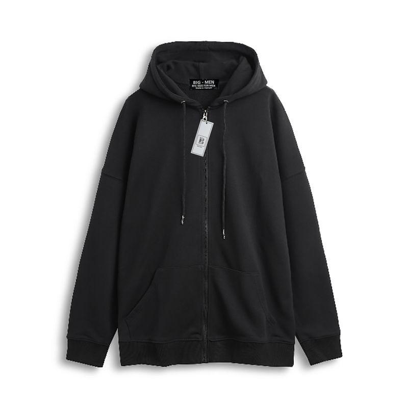 Bigsizemen- Áo khoác nỉ nam bigszie có mũ dày dặn Big Size 90 - 130kg