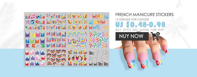 Product Introduction of Miếng Dán Móng Tay, Hoa Oải Hương Và Hoa Màu Tím, Thanh Trượt Bướm, Thiết Kế Hoa Cúc, Hình Học Và Hoa Tulip, Decal Can Chữ Cái, Để Đồ Trang Trí Móng Tay, GLNO 1