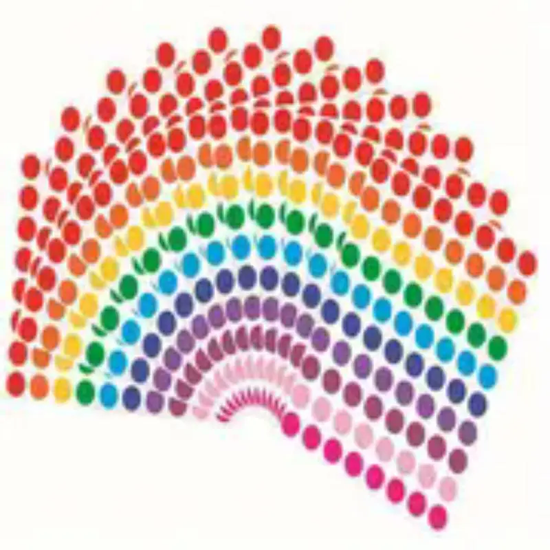 Round Dot Sticker (700/800pcs), Colorful Label Sticker, Round Price Sticker, Decoration Sticker, Office Stationery & Supplies 4
