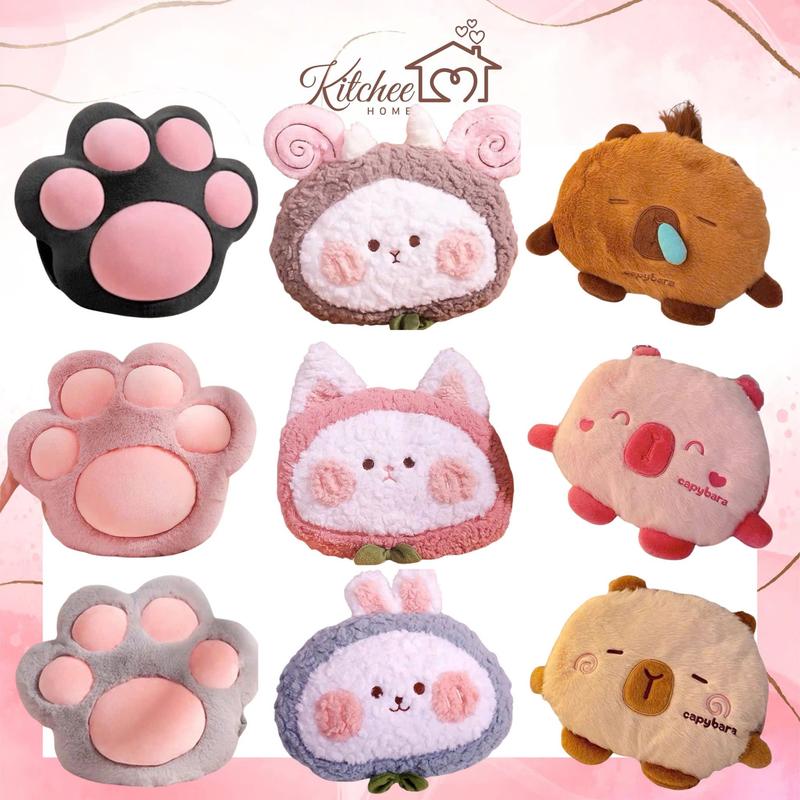 Túi Sưởi Chườm Nóng Sạc Điện Tự Ngắt Tặng Kèm Full Phụ Kiện Hình Dáng Gấu Bông Siêu Đáng Yêu Sưởi Ấm Bụng