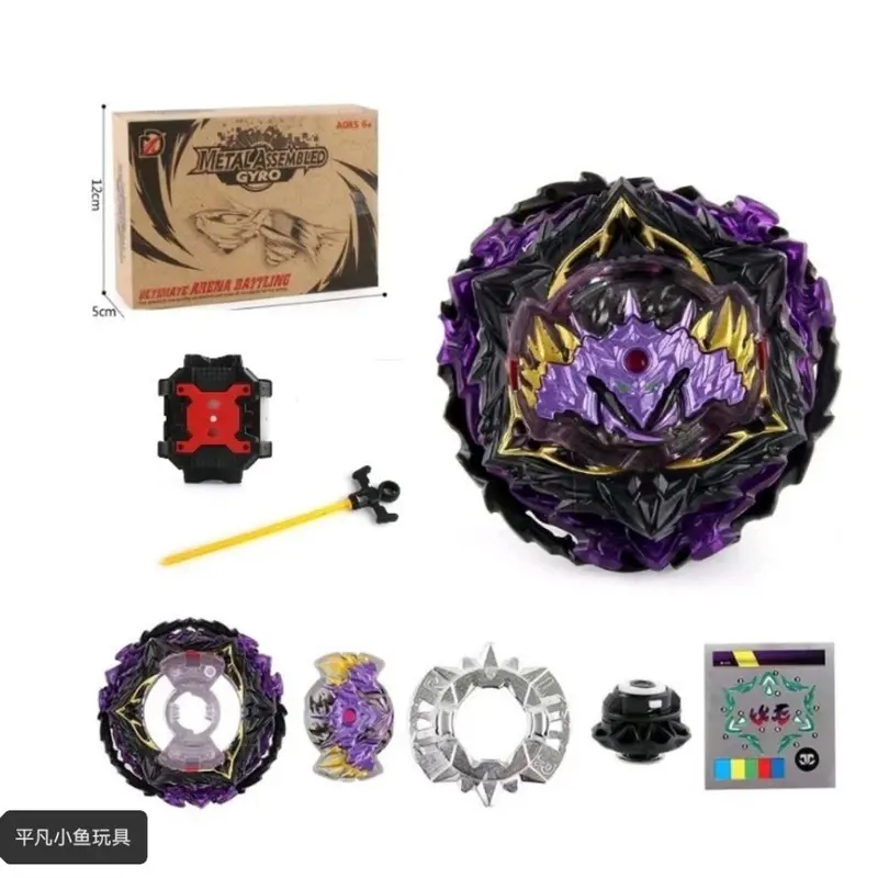 Đồ Chơi Con Quay Bùng Nổ Lucifer, B- 175, Beyblade, Đóng Hộp, Với Bộ Phận Điều Khiển Dây Kéo Đôi, Thiết Kế Ngầu 5