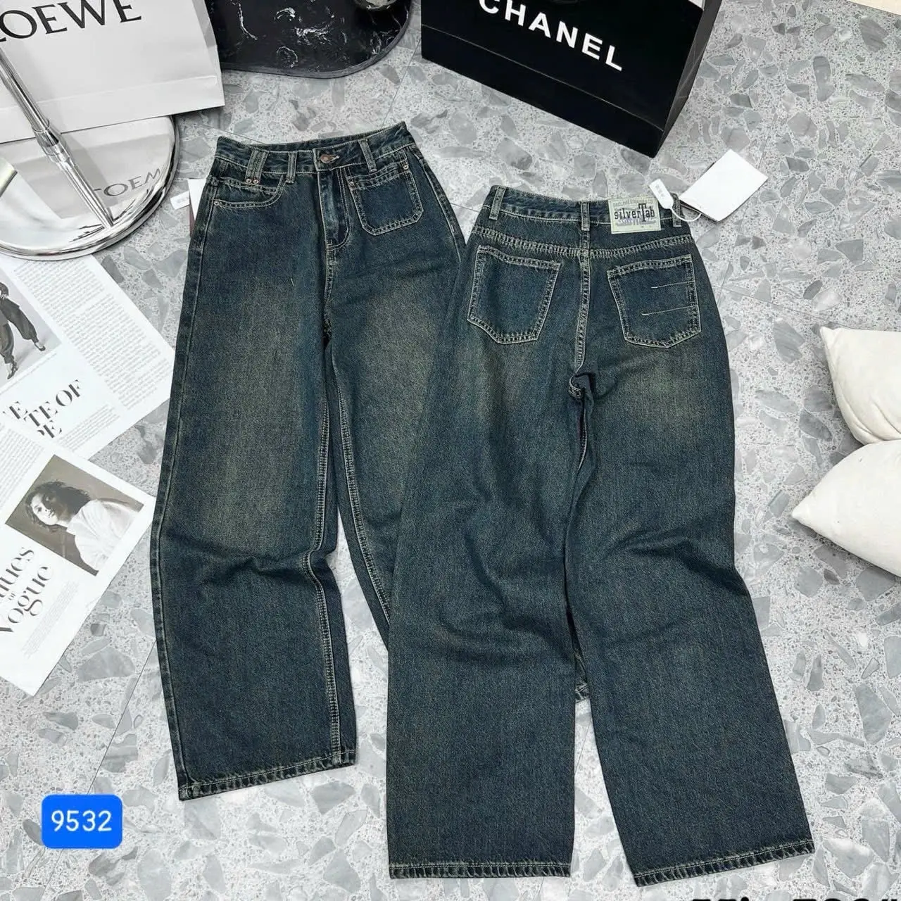 Quần suông nấm lùn đơn giản