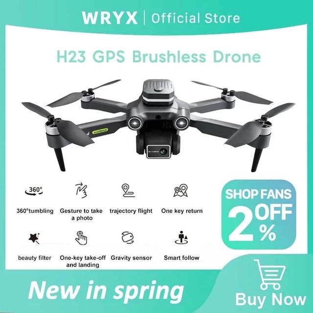  Flycam Gps H23 - chỉnh góc camera - tập bay ổn Drone Chụp Ảnh 