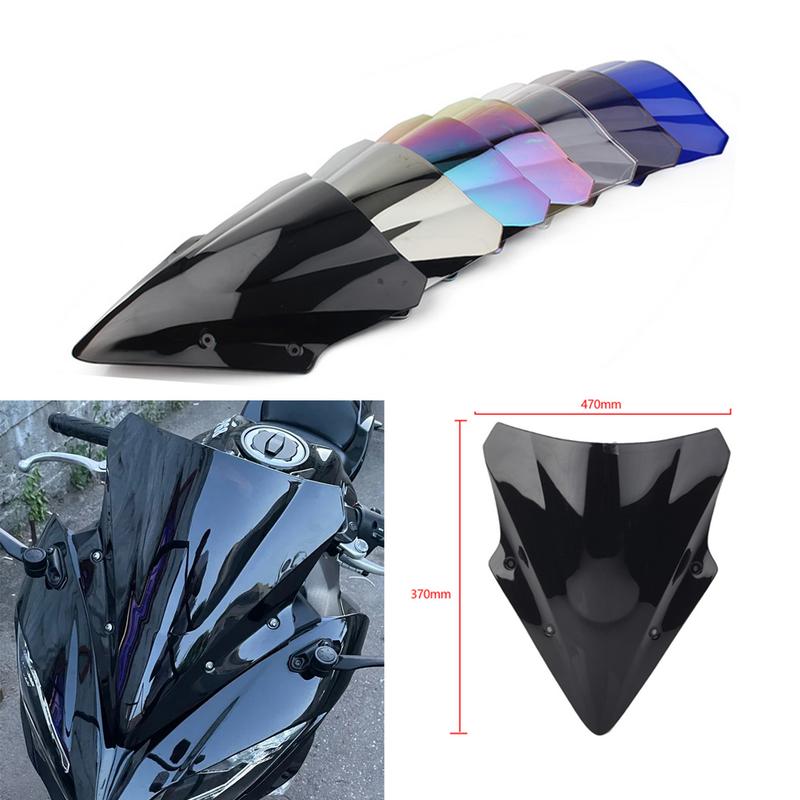 Product Introduction of Motorcycle Double Bubble Windshield Deflector Protector Wind Screen For Kawasaki Ninja650 ER6F EX650R 2017-2019 ER-6F EX 650R 20