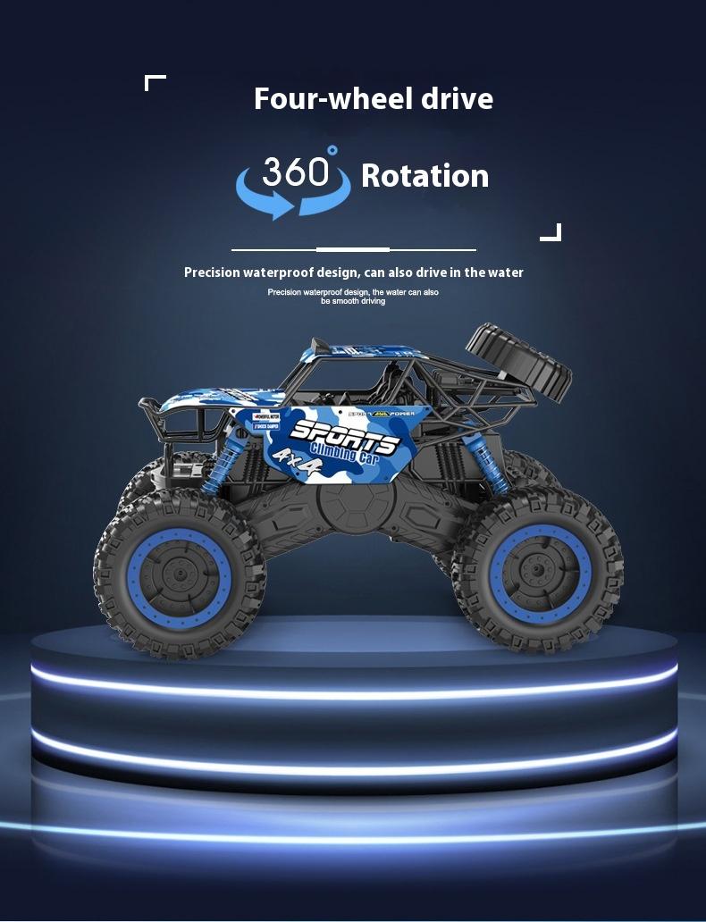 Product Introduction of RC remote control car toys, amphibious off - road climbing vehicles, shock - absorbing system, waterproof, TPR tires, long - lasting battery life, children's toy racing car gifts crawler 6
