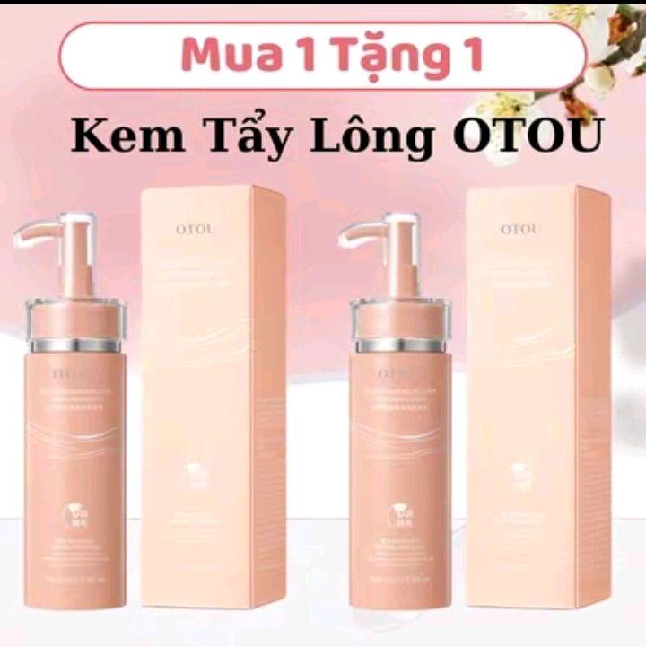  Combo 2 Chai - Kem Tẩy Lông OTOU Tẩy Lông Vùng Kín Nách Tay Chân Nhanh Chóng Triệt Lông An Toàn Không Đau Dung Tích 120g 