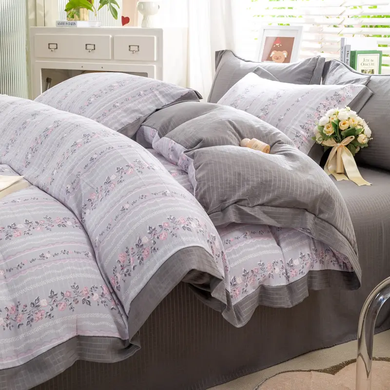 Bộ chăn trần ga gối Cotton Lụa MarkJacob - 26 màu ( có vỏ ôm khoá sườn) 8