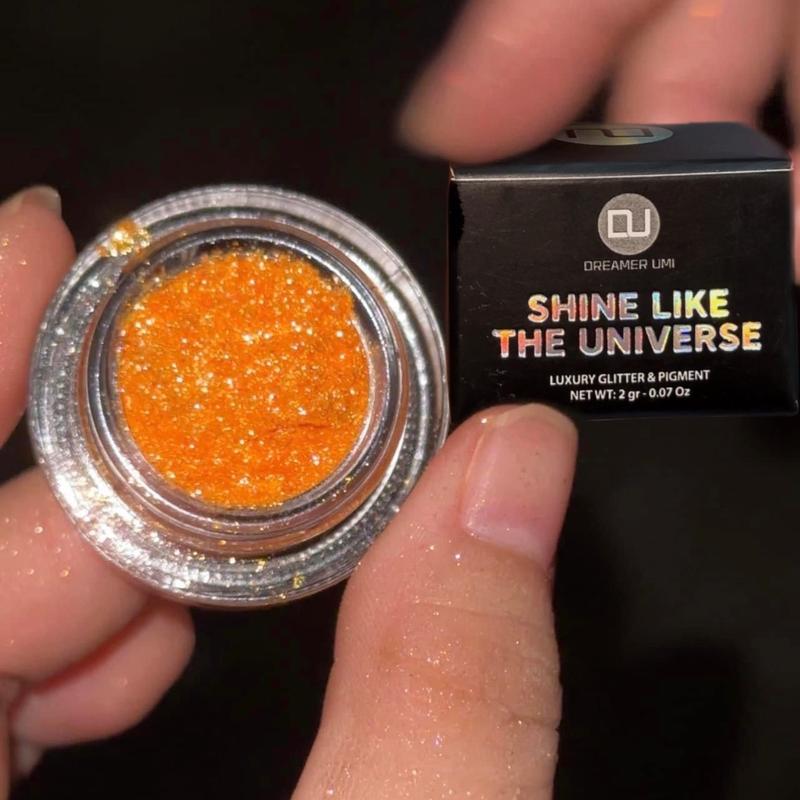 nhũ mắt dreamer umi mã số 02 ánh cam lấp lánh khối lượng 2g dạng nhũ khô