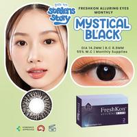 Gambar Freshkon Softlens Warna Bulanan Alluring Mystical Black 14.20mm Color Lenses - Normal dari Softlens Story Kota Administrasi Jakarta Pusat 1 Tokopedia