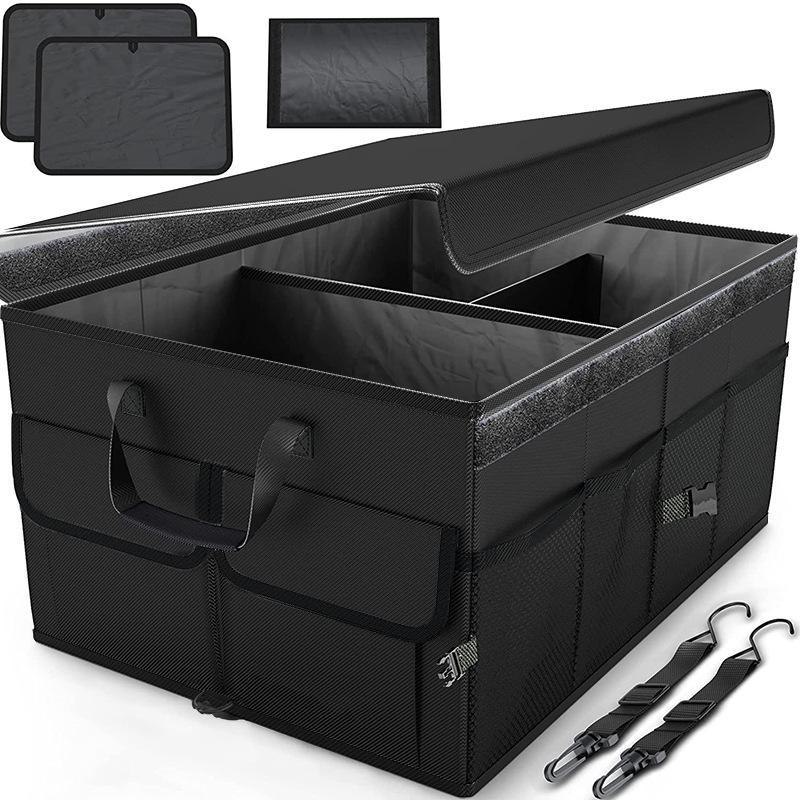 Product Introduction of Large Capacity Car Trunk Storage Box, Foldable Car Trunk Organizer, Multifunctional Car Storage Box, Car Interior Accessories 6
