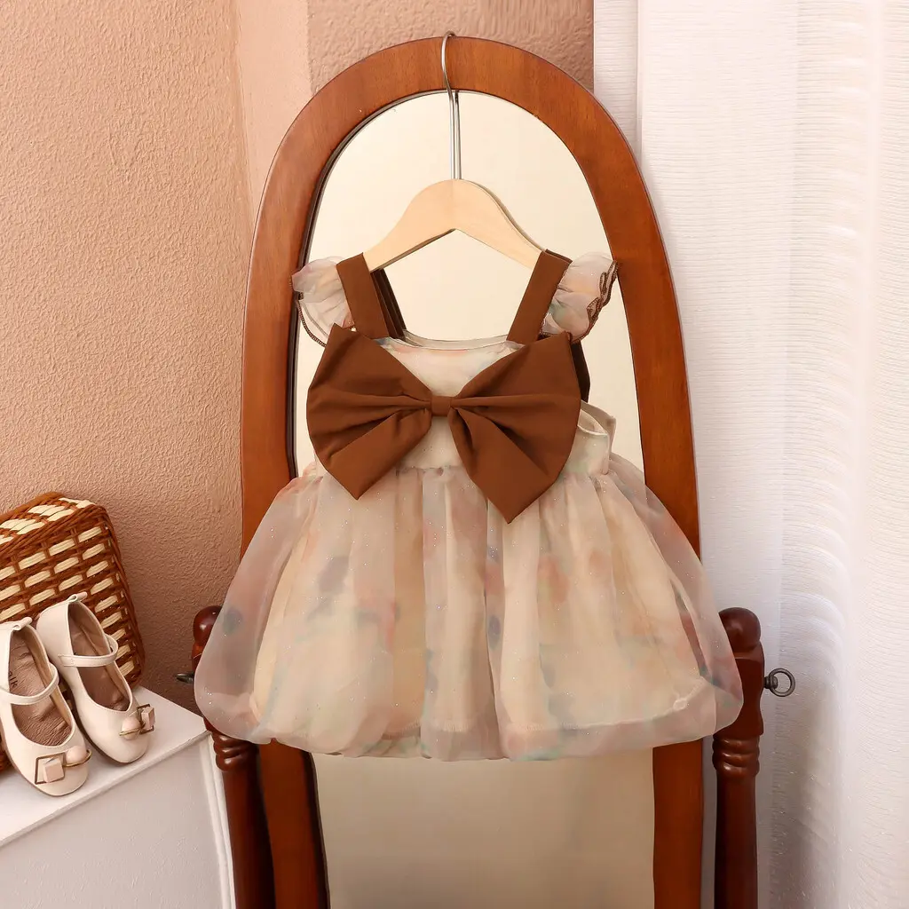 Brown Big Bow Tutu Dress Baby Girl Sequin Gauze Evening Gown for Kids dress baby rich brown khaki outfit - TikTok Shop Philippines Brown Big Bow Tutu Dress Baby Girl Sequin Gauze Evening Gown for Kids dress baby rich brown khaki outfit - TikTok Shop Philippines