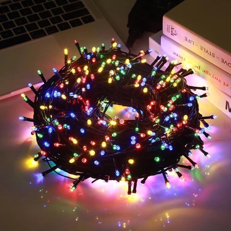 Combo 2 Dây Led Dây Đèn Led Kim cươnġ Cuộn 40M Chống Nước Dùng Trang Trí Ngoài Trời Noel Tết