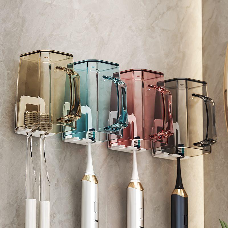 Tooth Cup Gargle Cup Couple Toothbrush Cup Children Washing Cup Household Transparent Good-looking Tooth Mug Tooth Mug Light Luxury 1