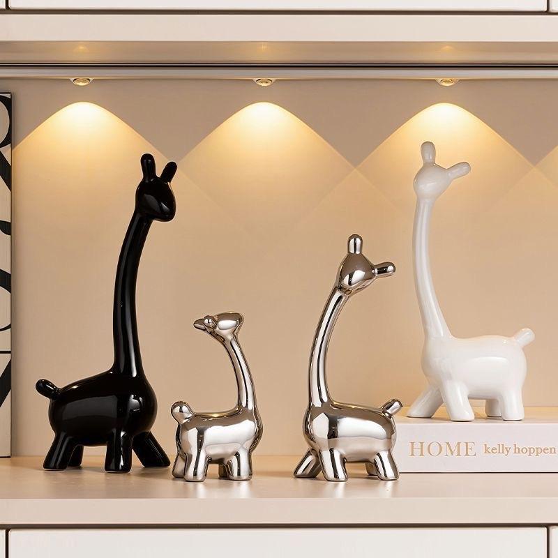 Tượng gia đình hươu decor nhà cửa (sét 4 tượng) 2