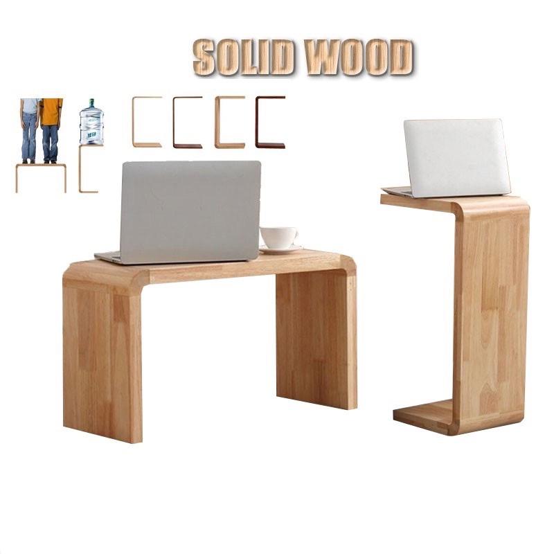 Product Introduction of 【SG-STOCK】Side Table， Solid Wood U-shaped Bedside Table， C-shaped Storage Rack， Corner Creative Living Room Coffee Table 6