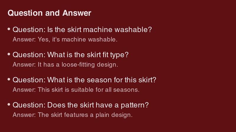 Product Introduction of Women's Solid Color High Waist Skirt, Elegant Fashion Long Skirt for Party Club Dating Wear, Ladies Bottoms for All Seasons 9