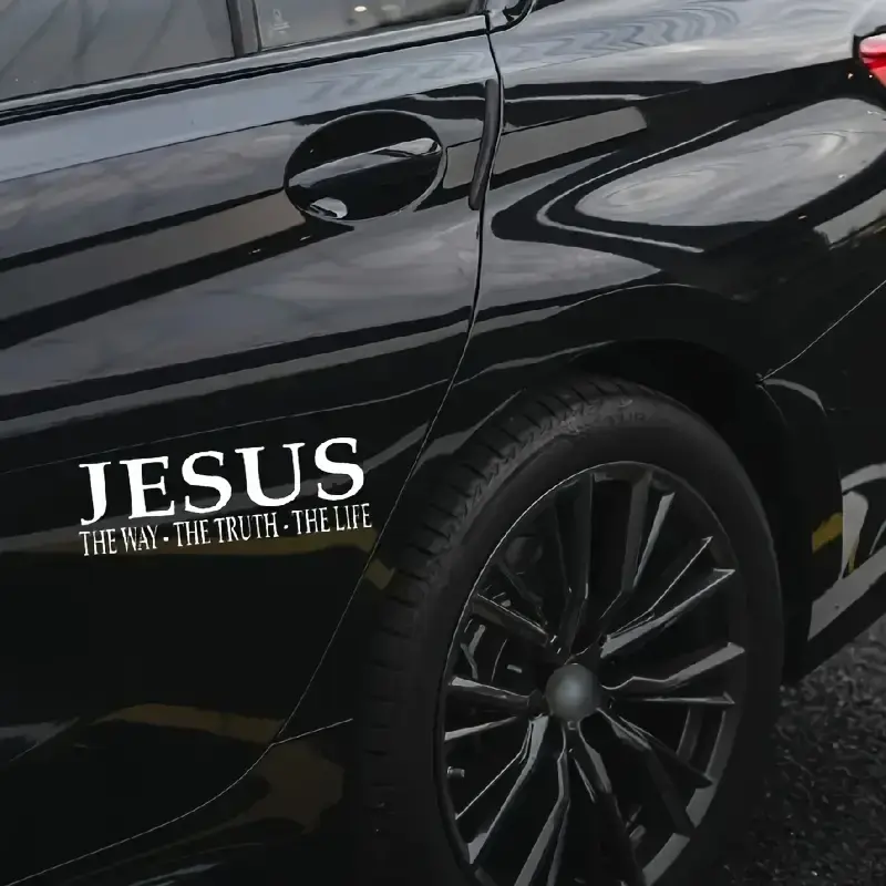 Jesus The Way The Truth The Life Christian Vinyl Decal Car Sticker 2