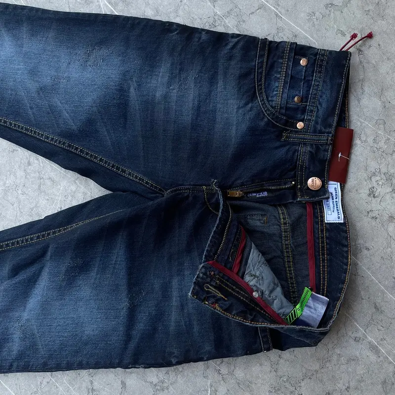 CELANA JEANS PRIA GREEN EMERALD ORIGINAL 3